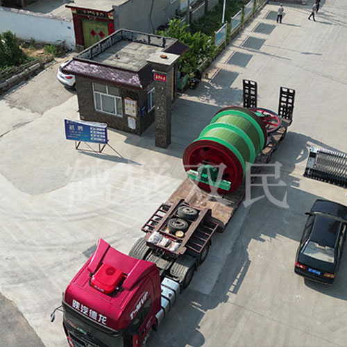 鶴壁雙民雙筒2.5米礦井提升機發貨！